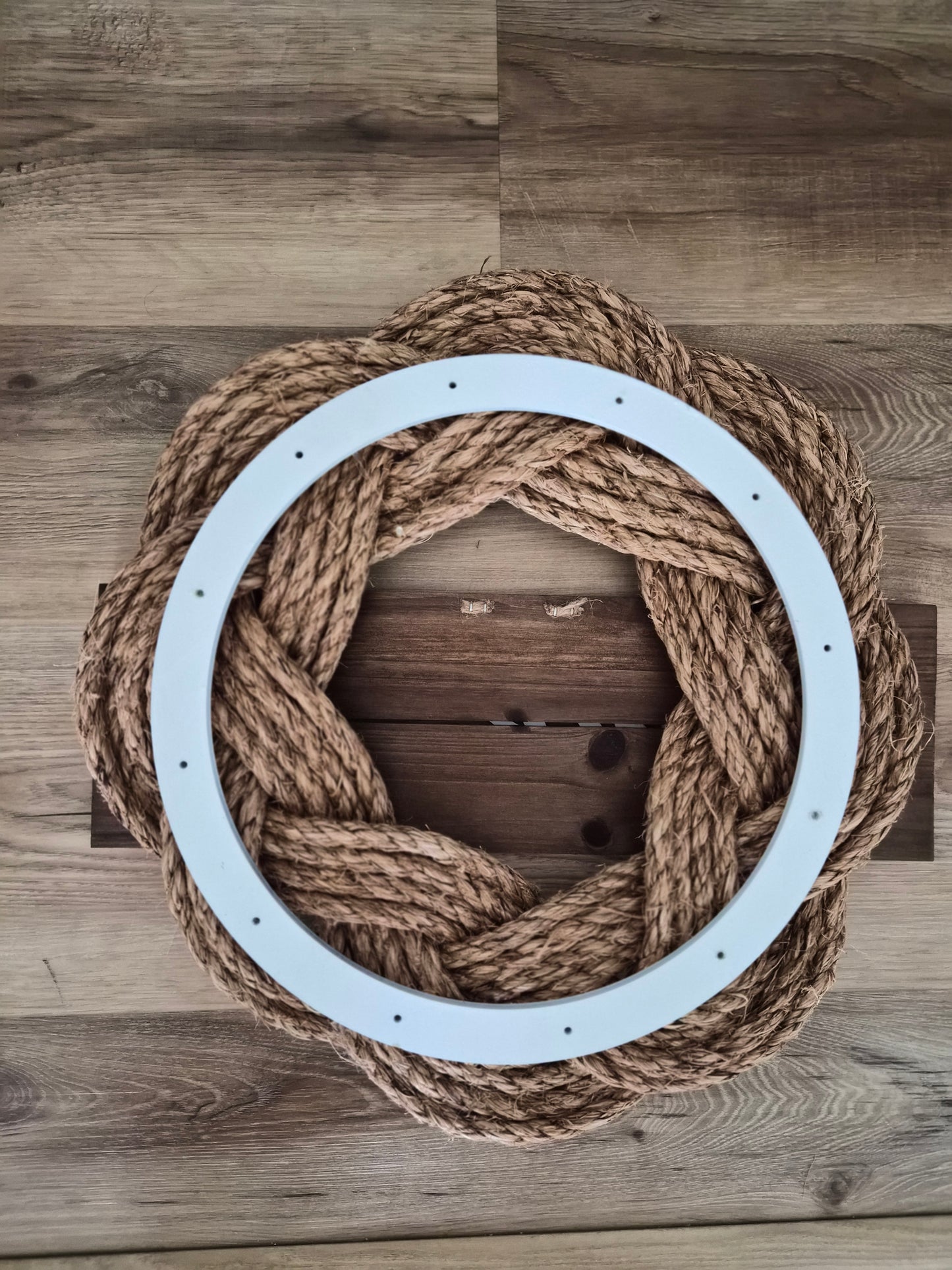 Rustic Welcome Turks Head Wreath