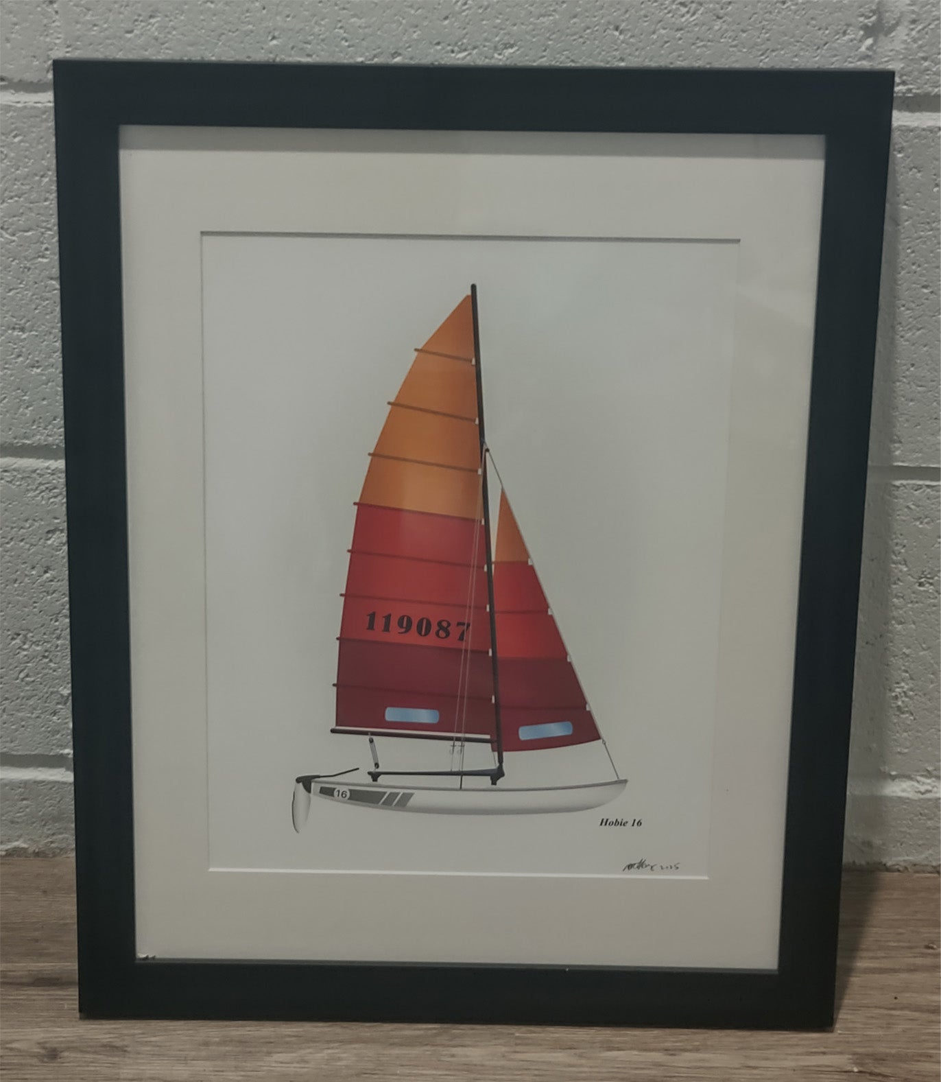 H16 catamaran, Personalized / Custom print