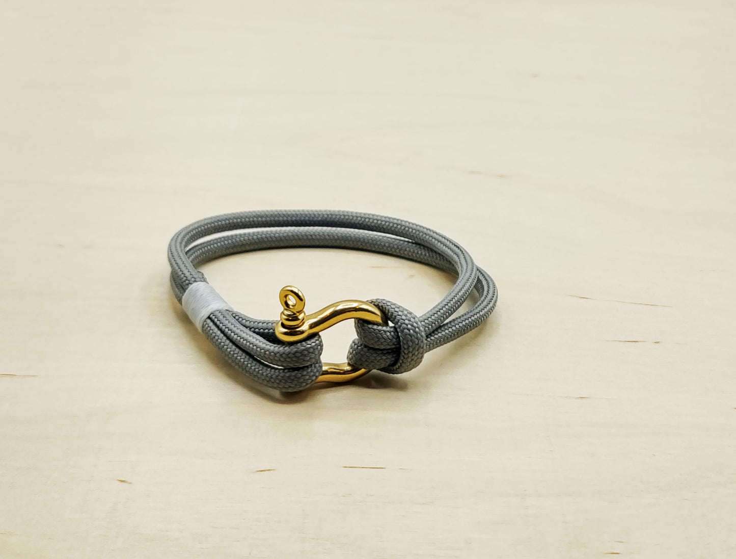Hand Made Nautical Brass Shackle Bracelet
