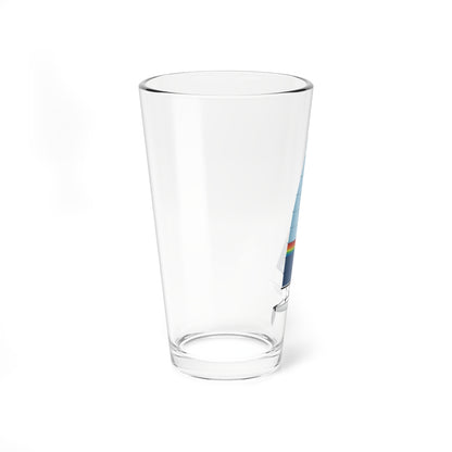 Blue H16 Pint Glass, 16oz
