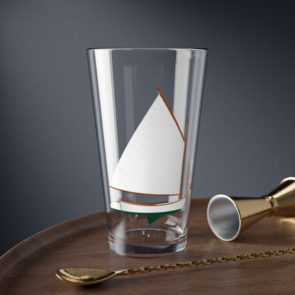 Catboat, Classic White, Pint Glass 16oz