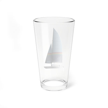 Blue H16 Pint Glass, 16oz
