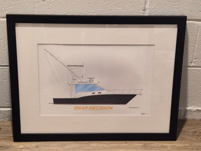 Custom / Personalized print of your boat