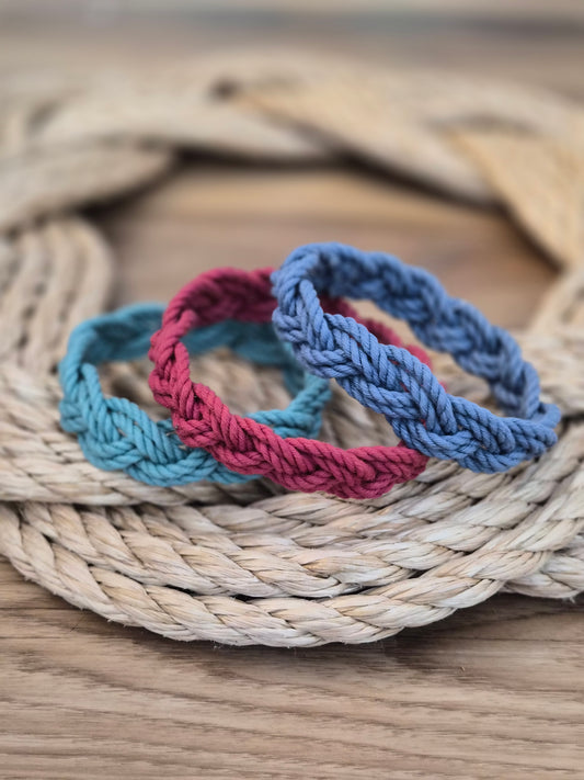 Nautical Turks head bracelet, Nantucket style (thinner)