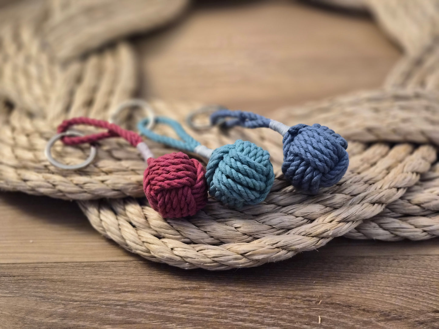 Monkey fist key chain