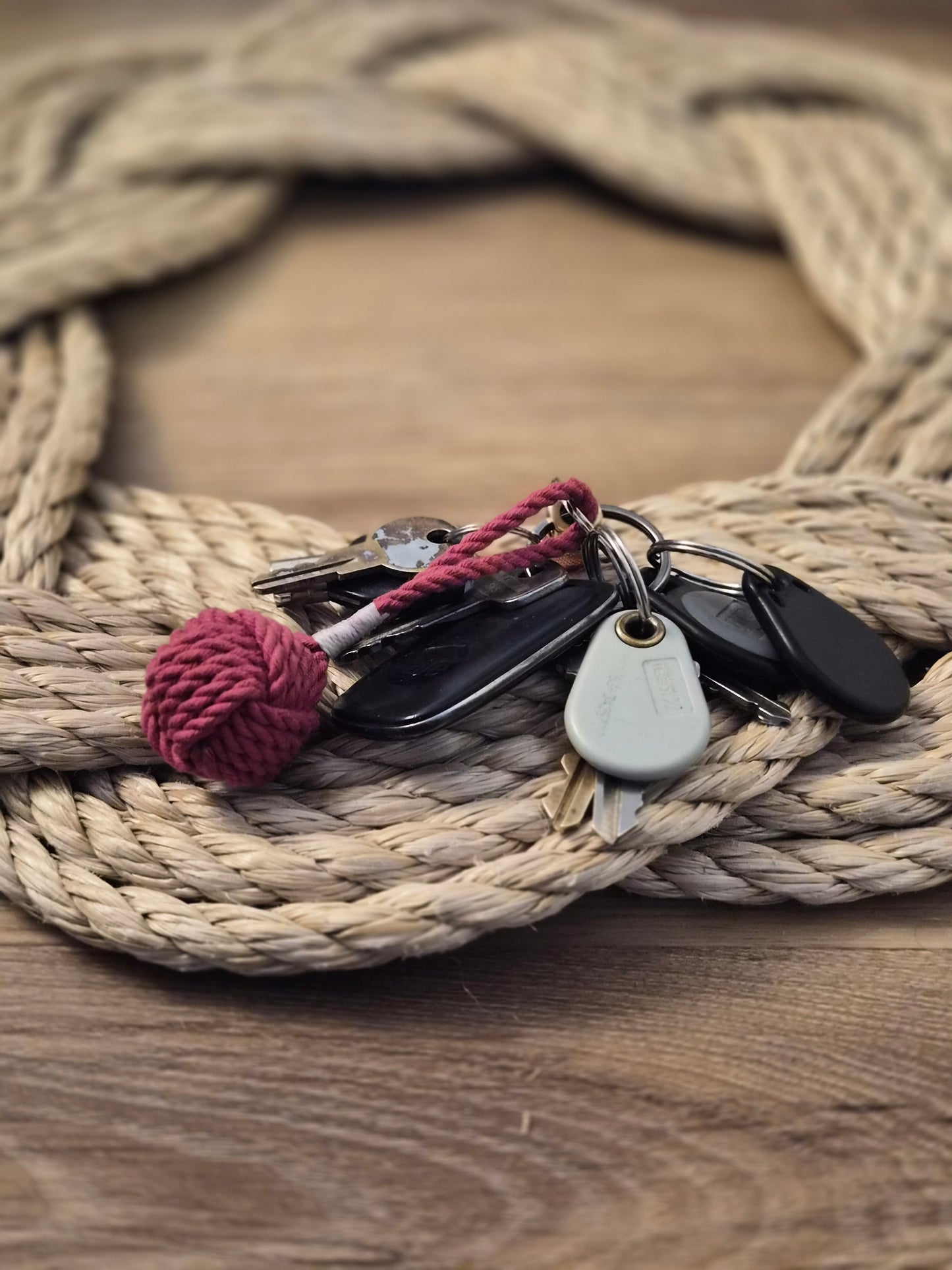Monkey fist key chain