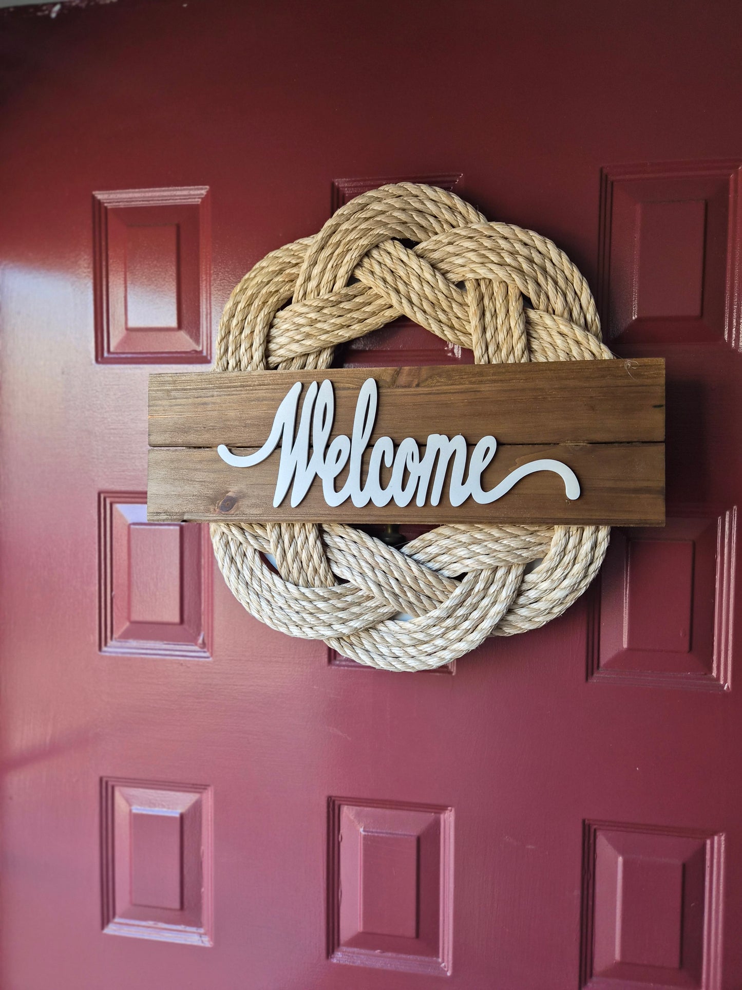Welcome Turks Head Wreath