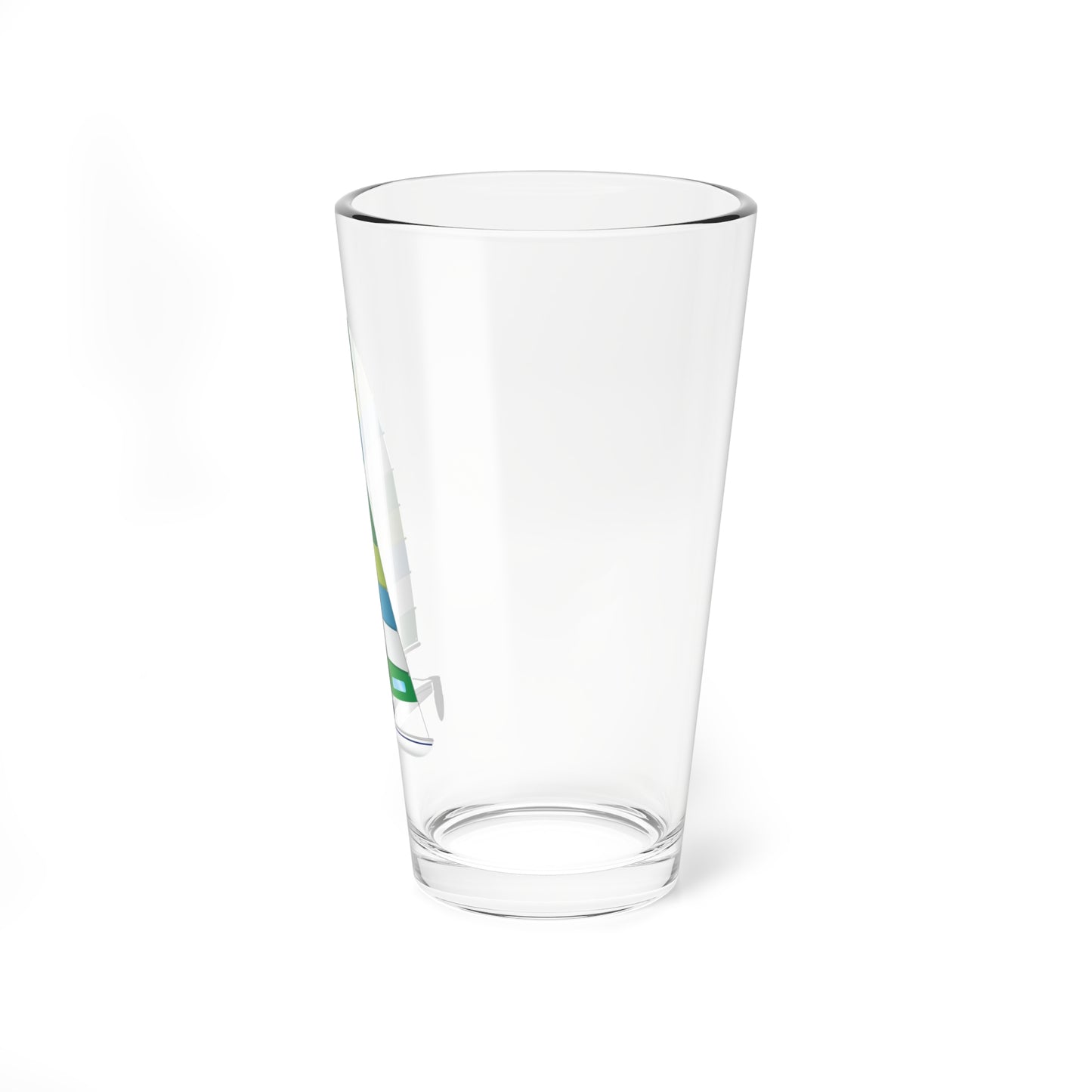Green H16 Pint Glass, 16oz