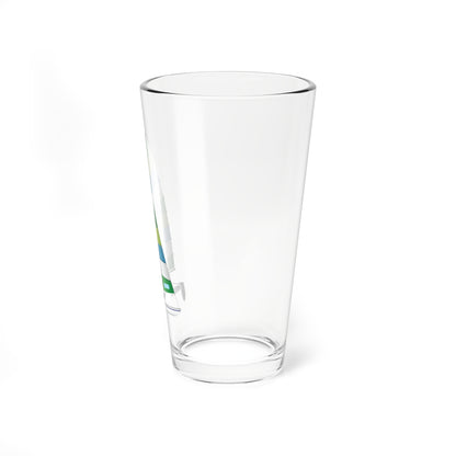 Green H16 Pint Glass, 16oz
