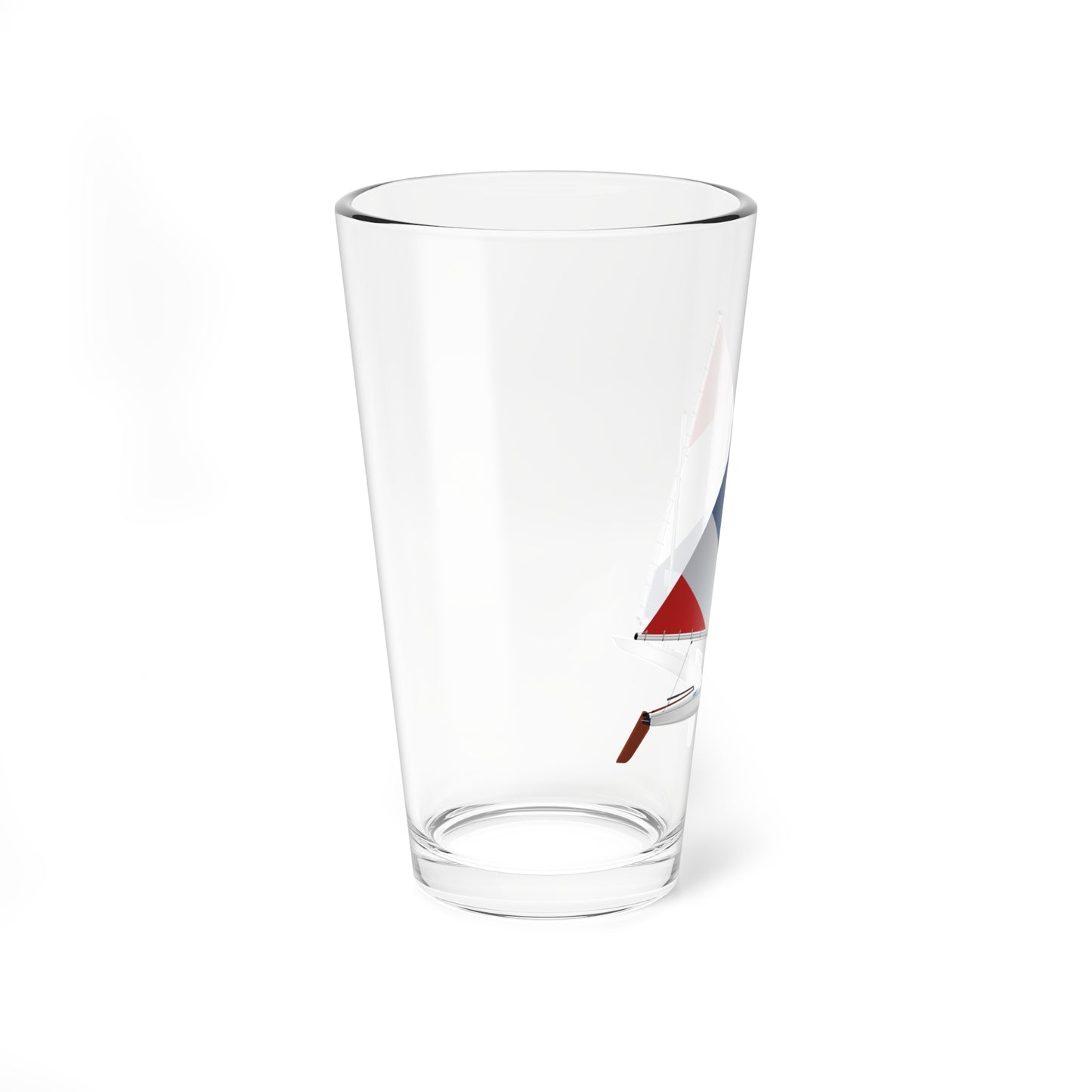 Red White and Blue Sail, Pint Glass, 16oz