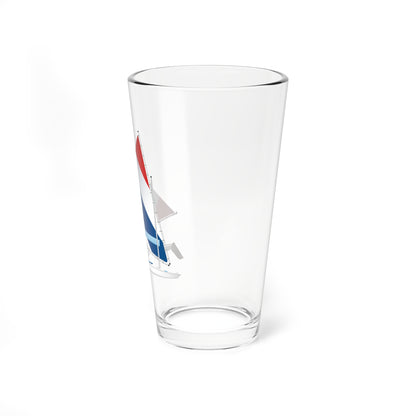 Red White and Blue Sail, Pint Glass, 16oz