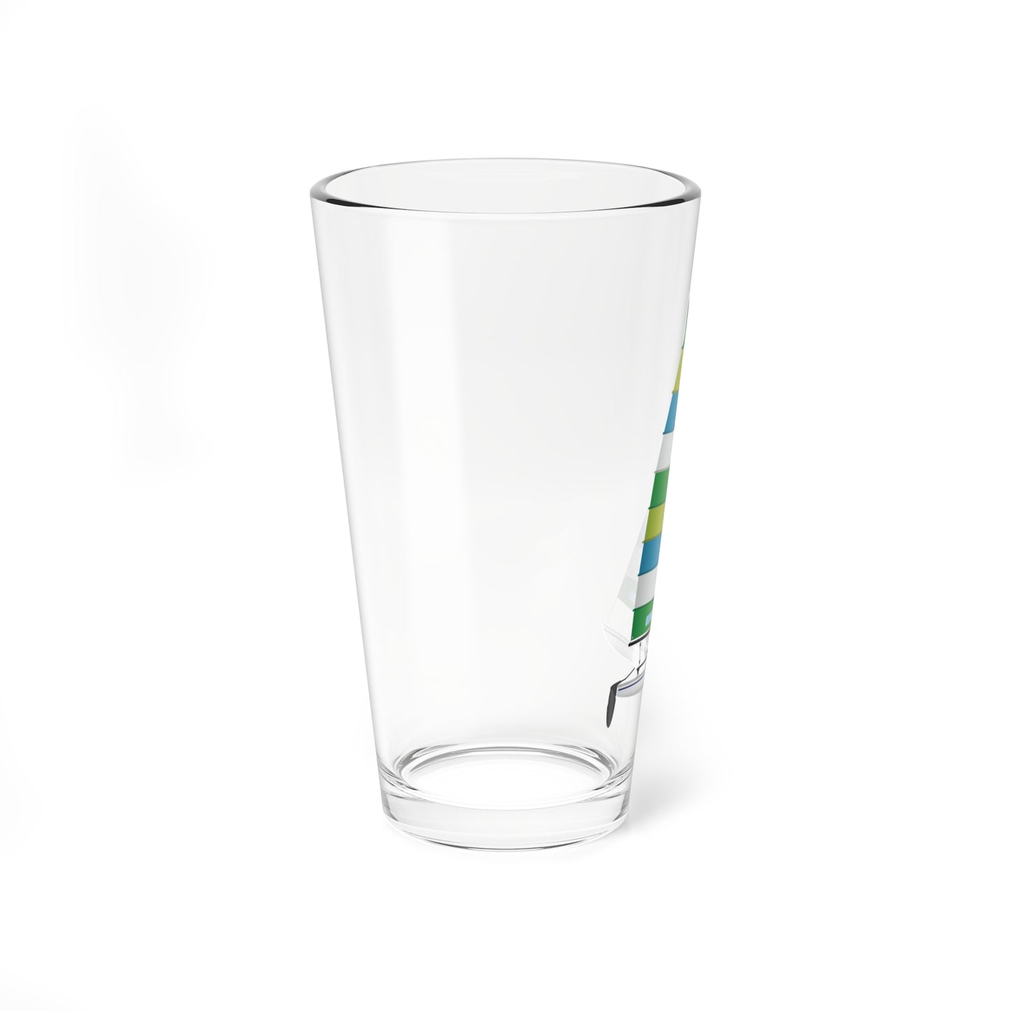 Green H16 Pint Glass, 16oz