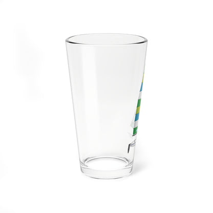 Green H16 Pint Glass, 16oz