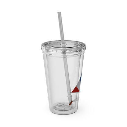 Sunsplash Tumbler with Straw, 16oz