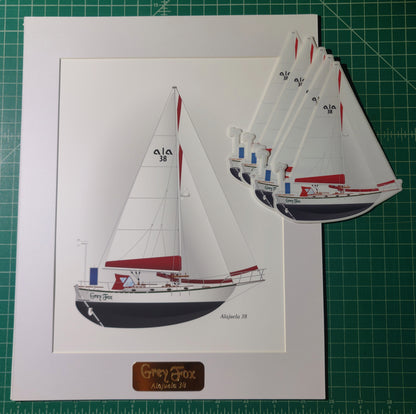 Custom / Personalized print of your boat