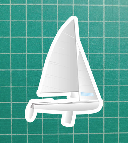 Color Club 420 sailboat decal sticker