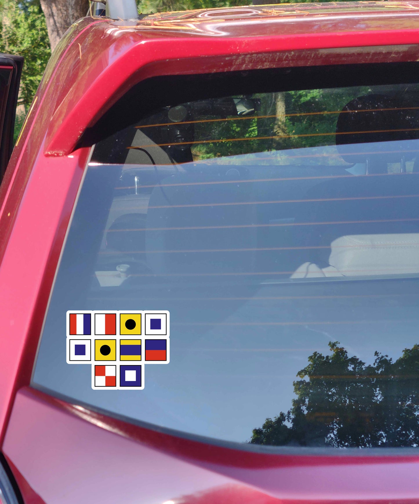 Custom Nautical Signal Flag Stickers