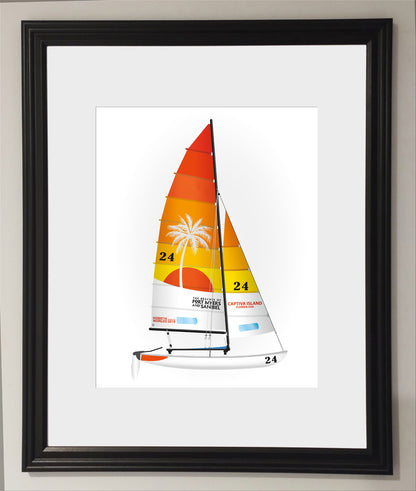 H16 catamaran, Personalized / Custom print