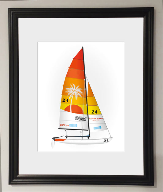 H16 catamaran, Personalized / Custom print