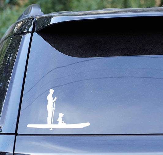 Father and Daughter Vinyl Silhouette sticker