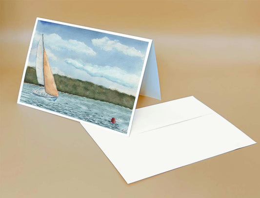 Sailing To The Mark - 5x7 Note Card