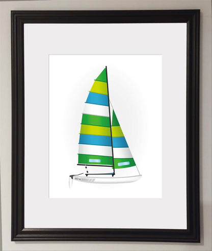 H16 catamaran, Personalized / Custom print