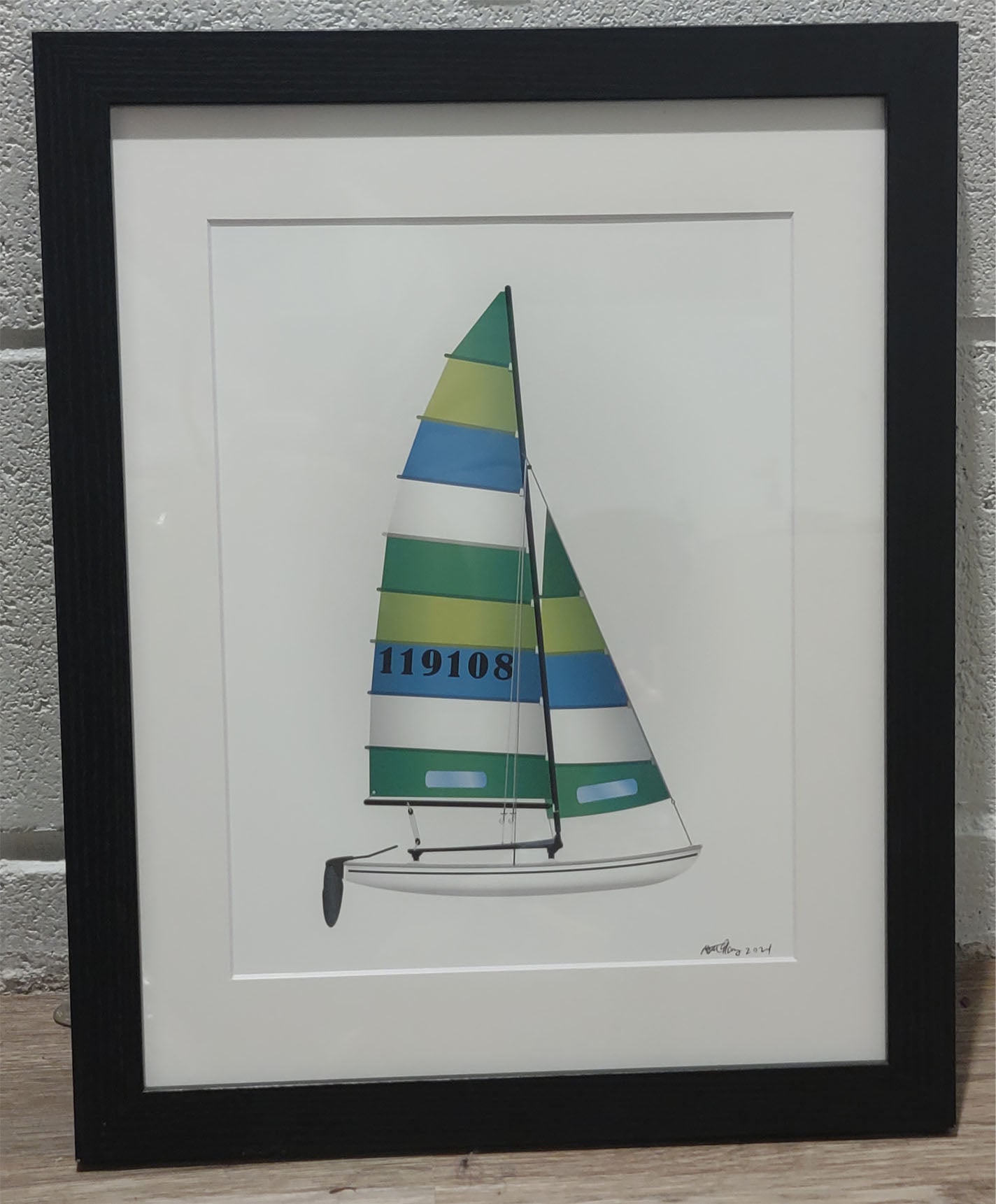 H16 catamaran, Personalized / Custom print