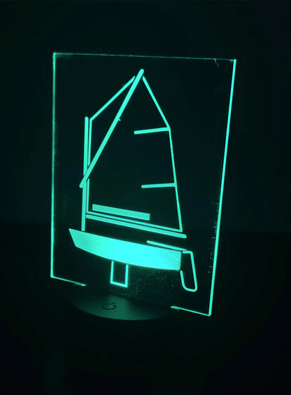 Opti sailboat LED nightlight / desk light