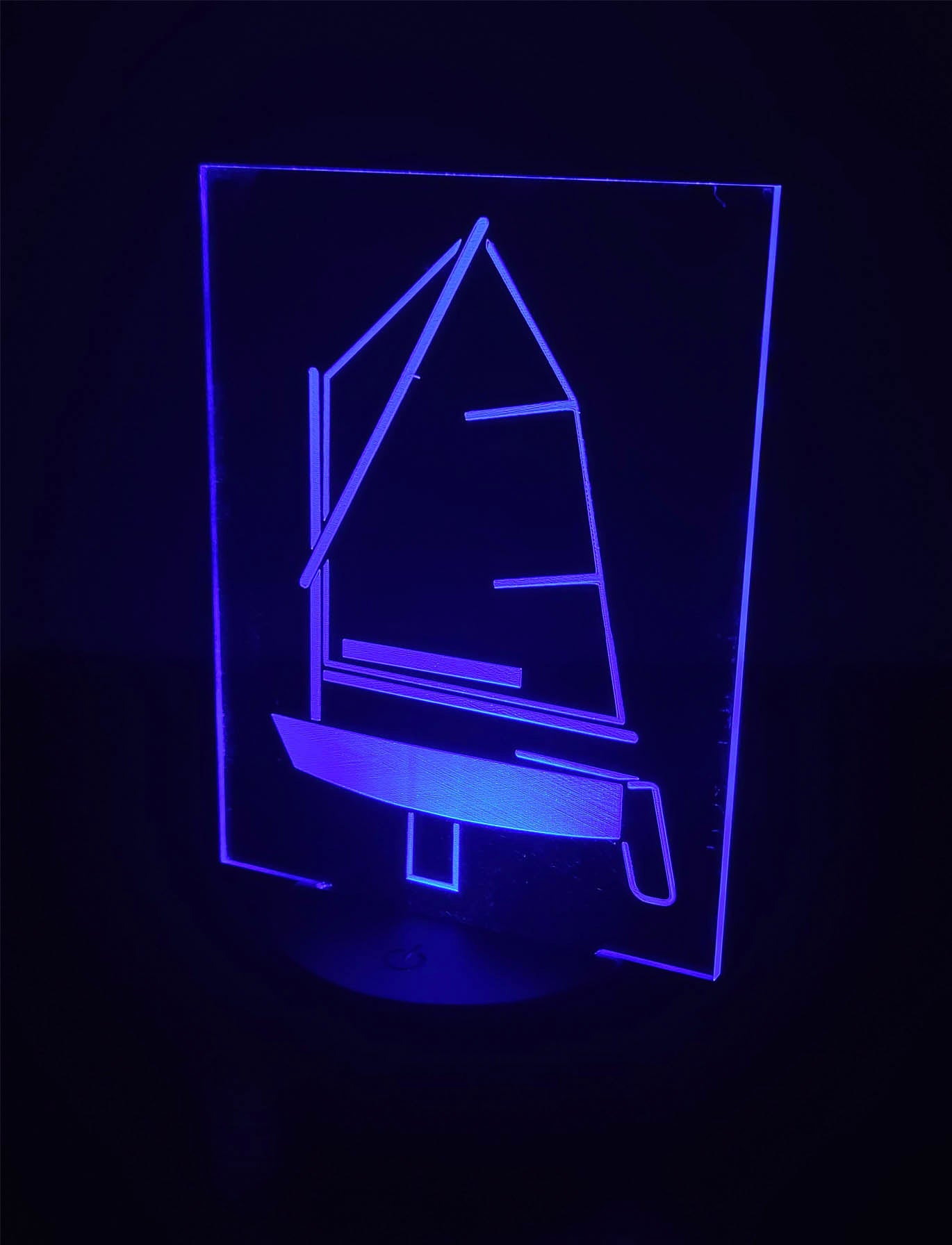 Opti sailboat LED nightlight / desk light