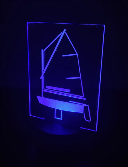 Opti sailboat LED nightlight / desk light
