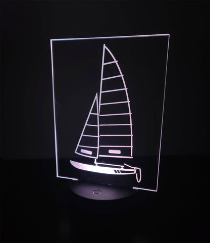 H16 sailboat LED nightlight / desk light
