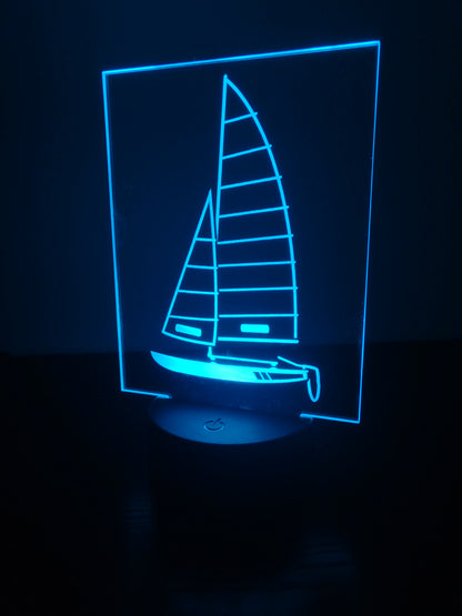 H16 sailboat LED nightlight / desk light