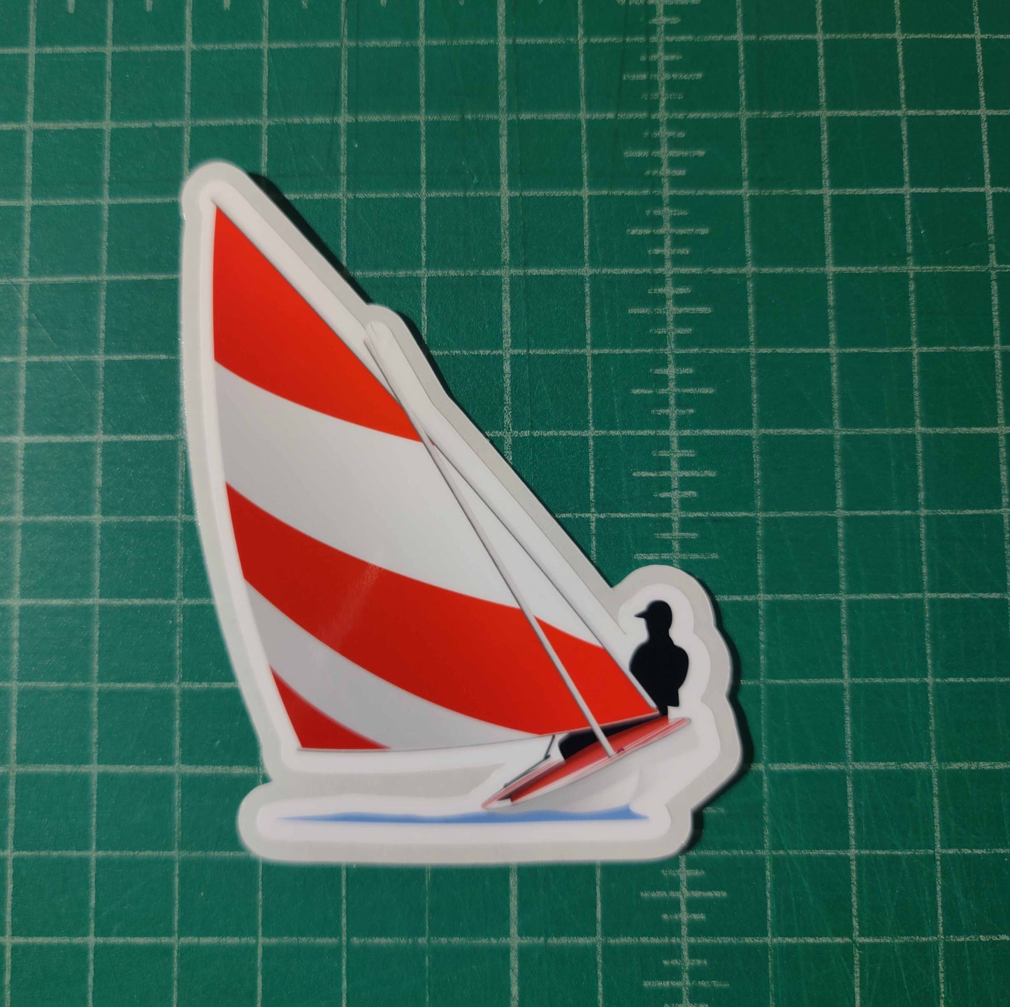 Full color Sunfish heeling decal / sticker
