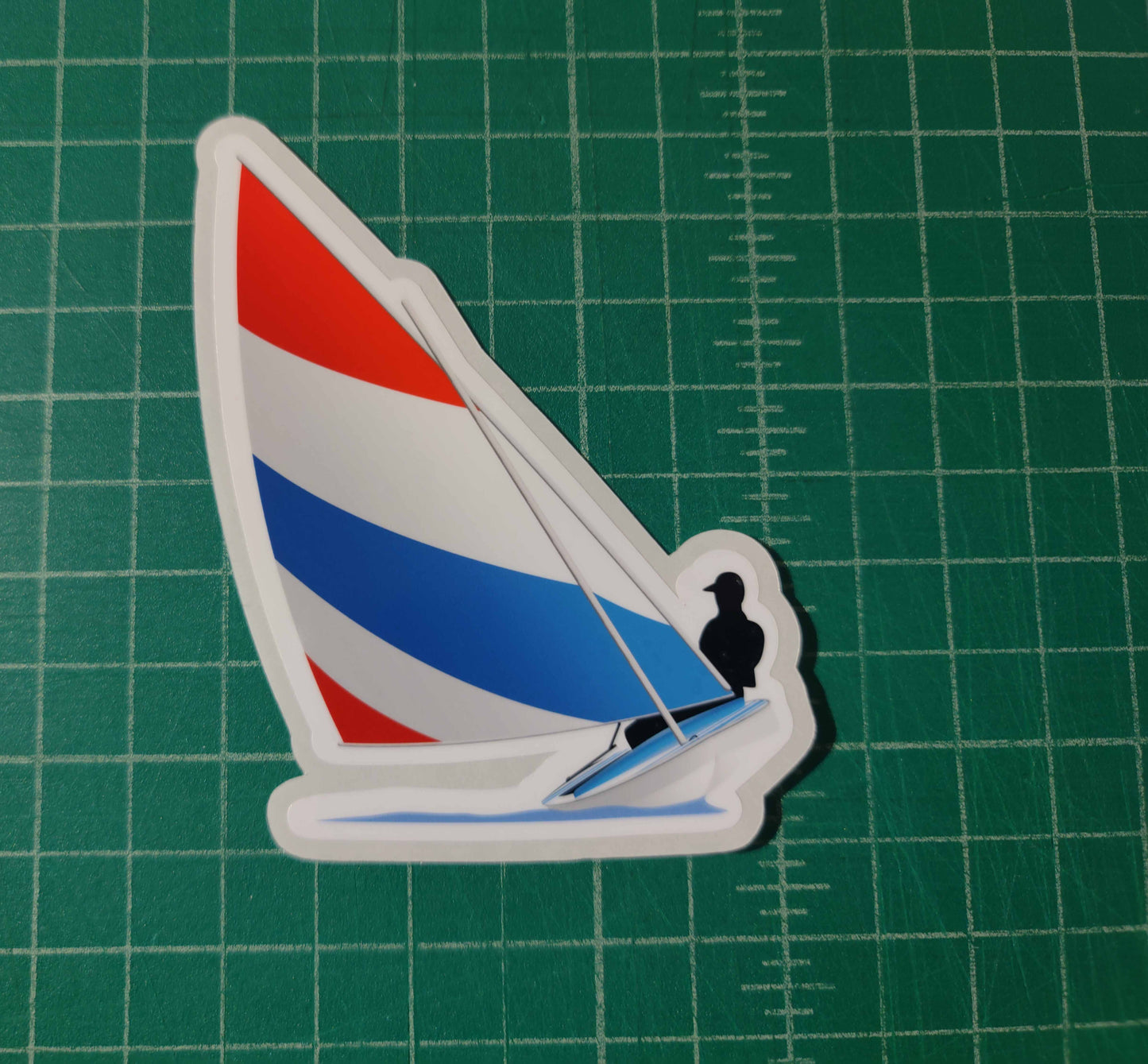 Full color Sunfish heeling decal / sticker