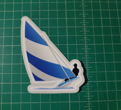 Full color Sunfish heeling decal / sticker