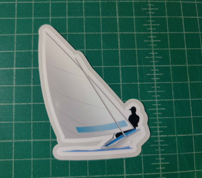 Full color Sunfish heeling decal / sticker