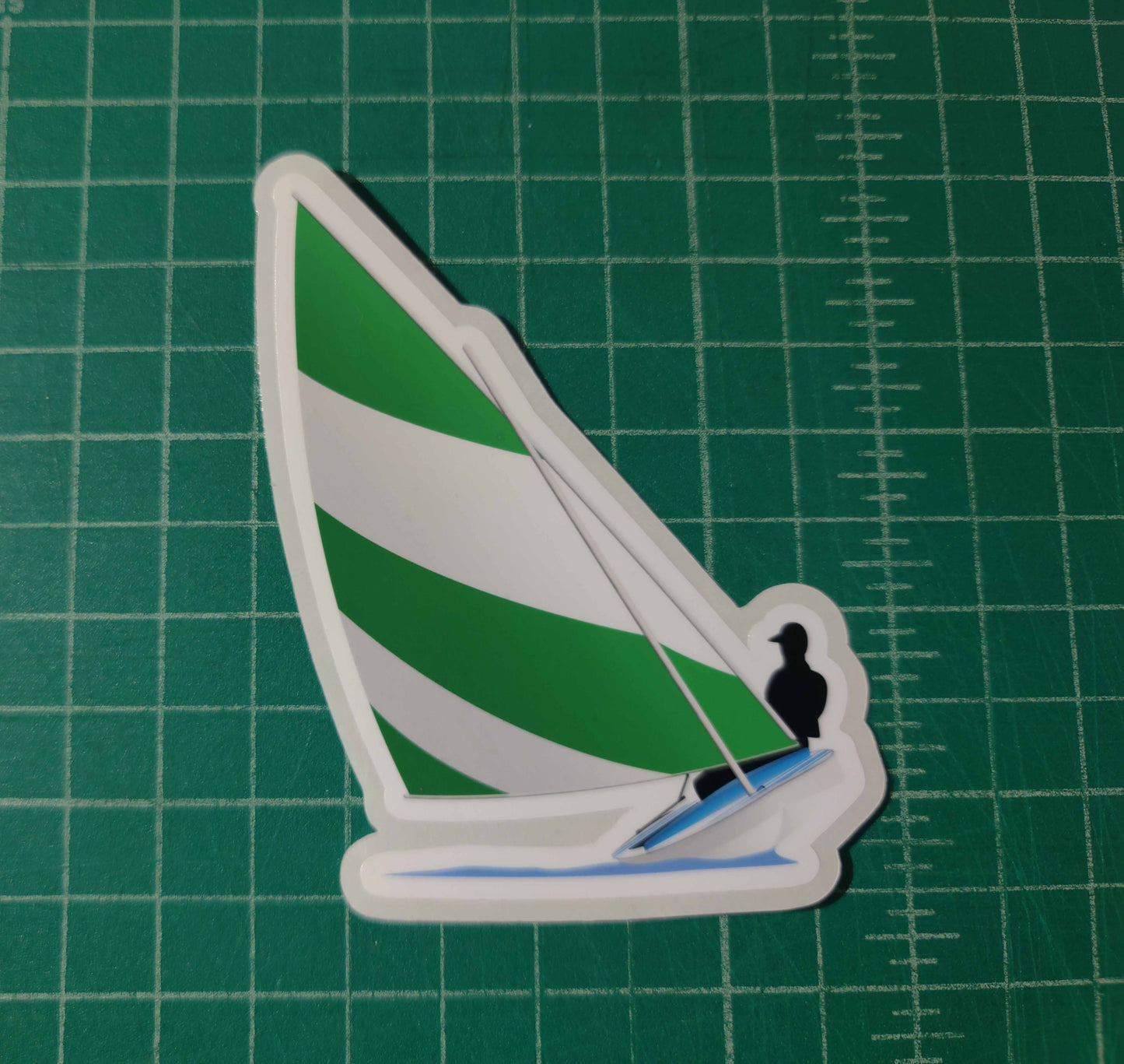 Full color Sunfish heeling decal / sticker