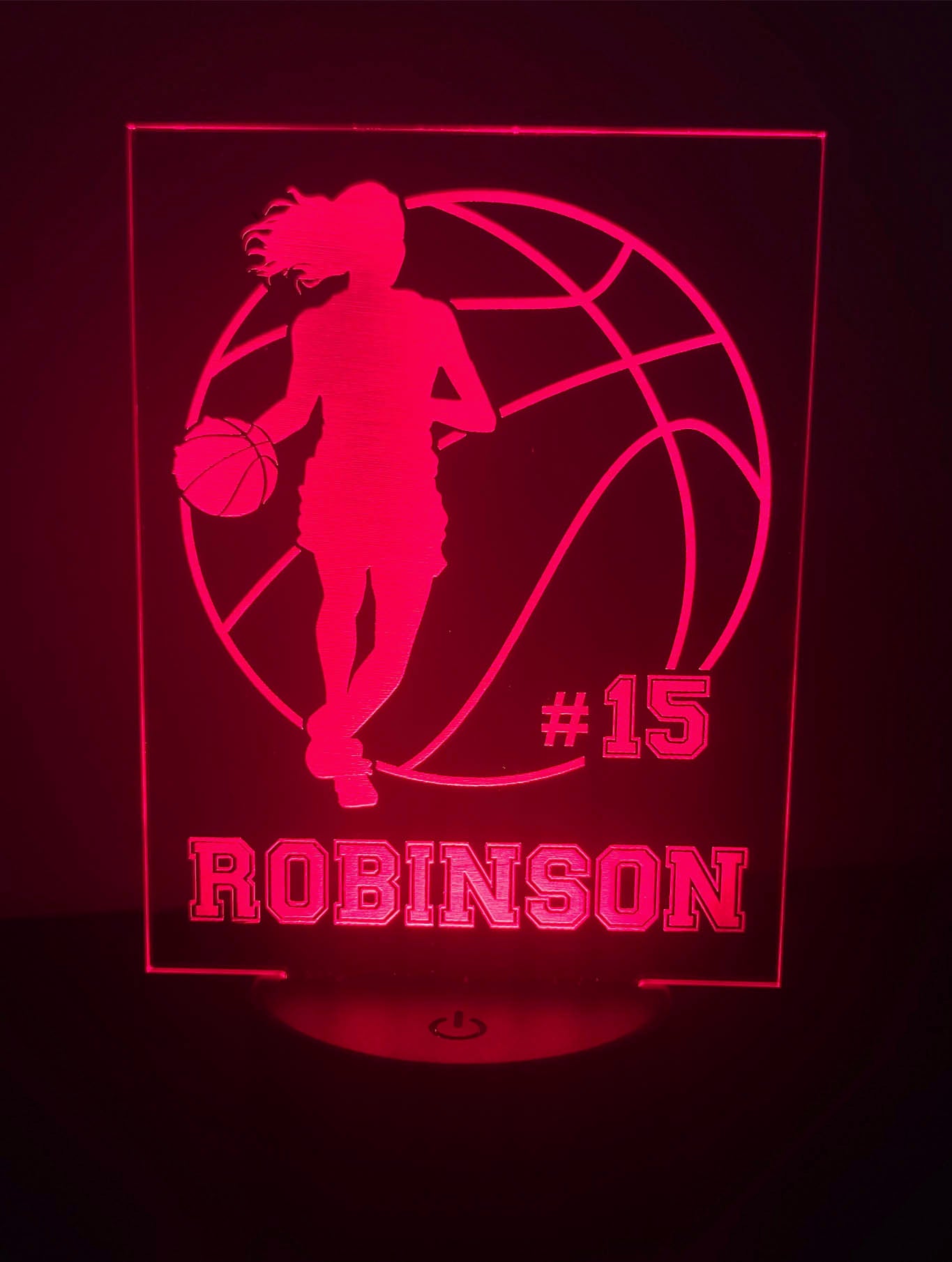 Girl's / Woman's Basketball desk light nightlight