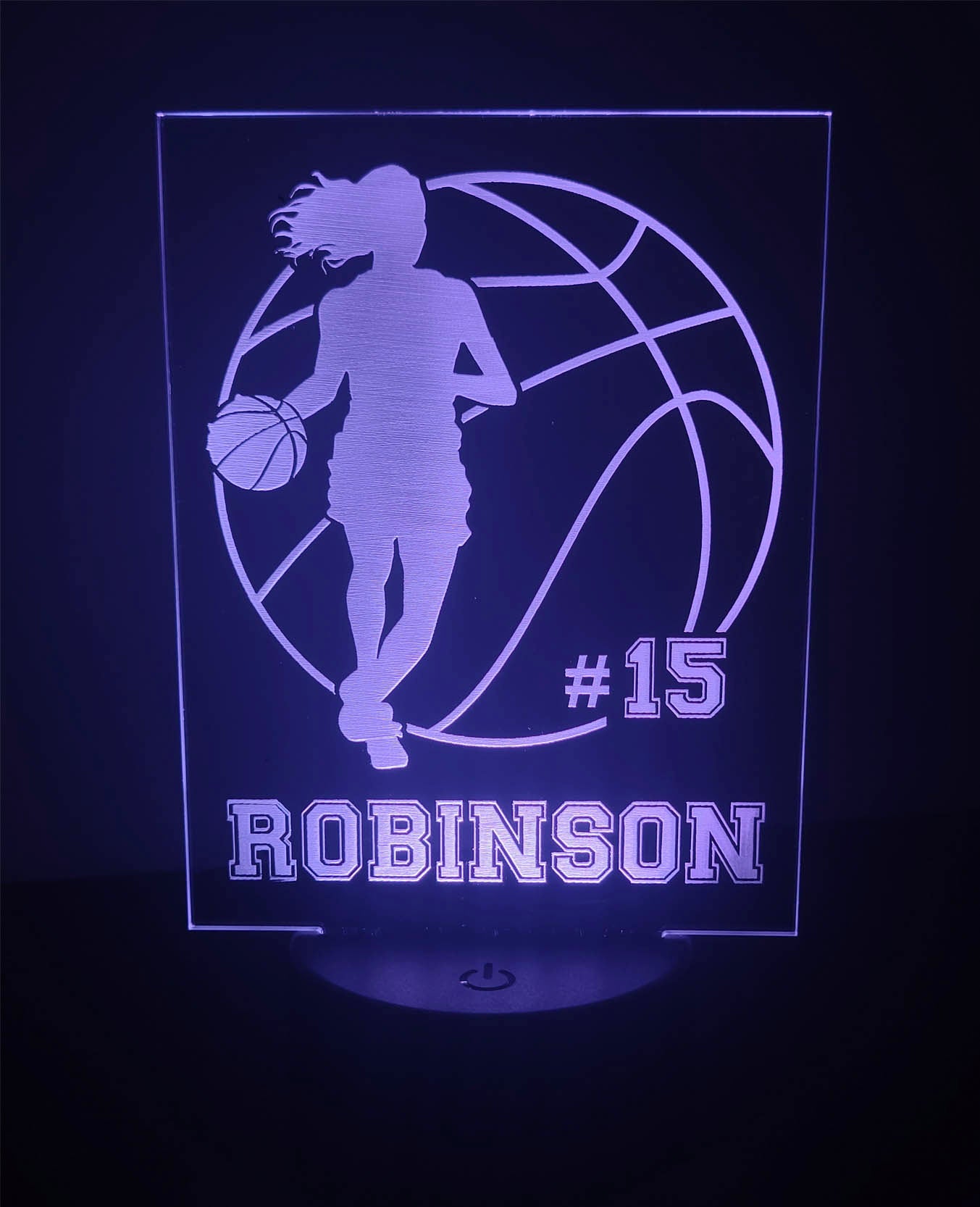 Girl's / Woman's Basketball desk light nightlight