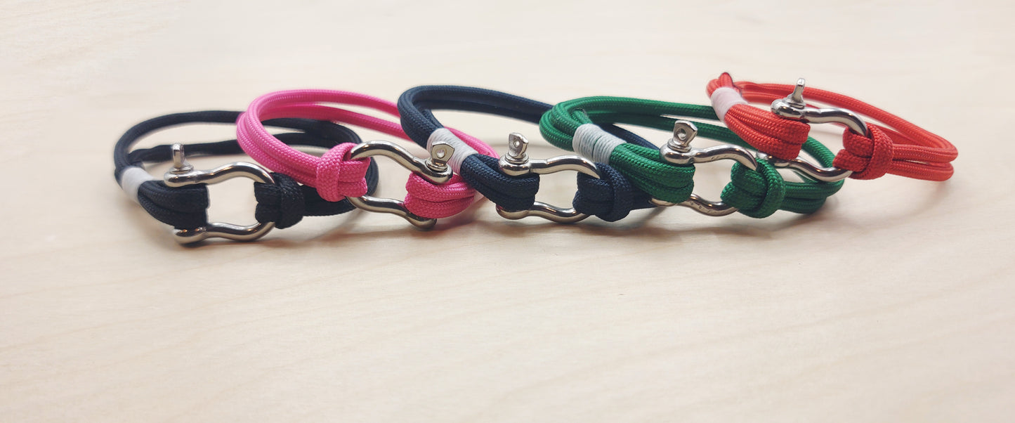 Hand made Nautical Shackle Bracelet
