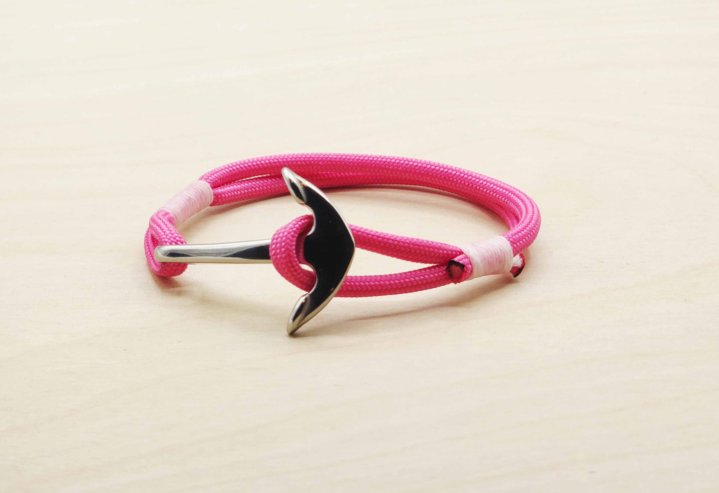 Hand Made Nautical Polished Stainless Steel Anchor Bracelet