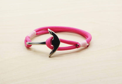 Hand Made Nautical Polished Stainless Steel Anchor Bracelet