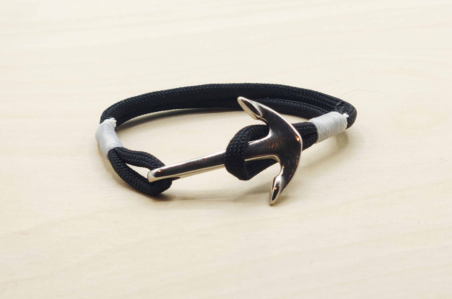 Hand Made Nautical Polished Stainless Steel Anchor Bracelet