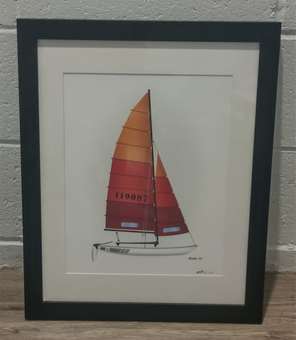 H16 catamaran, Personalized / Custom print