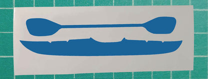 Vinyl car window kayak decal sticker