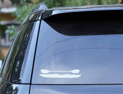 Vinyl car window kayak decal sticker