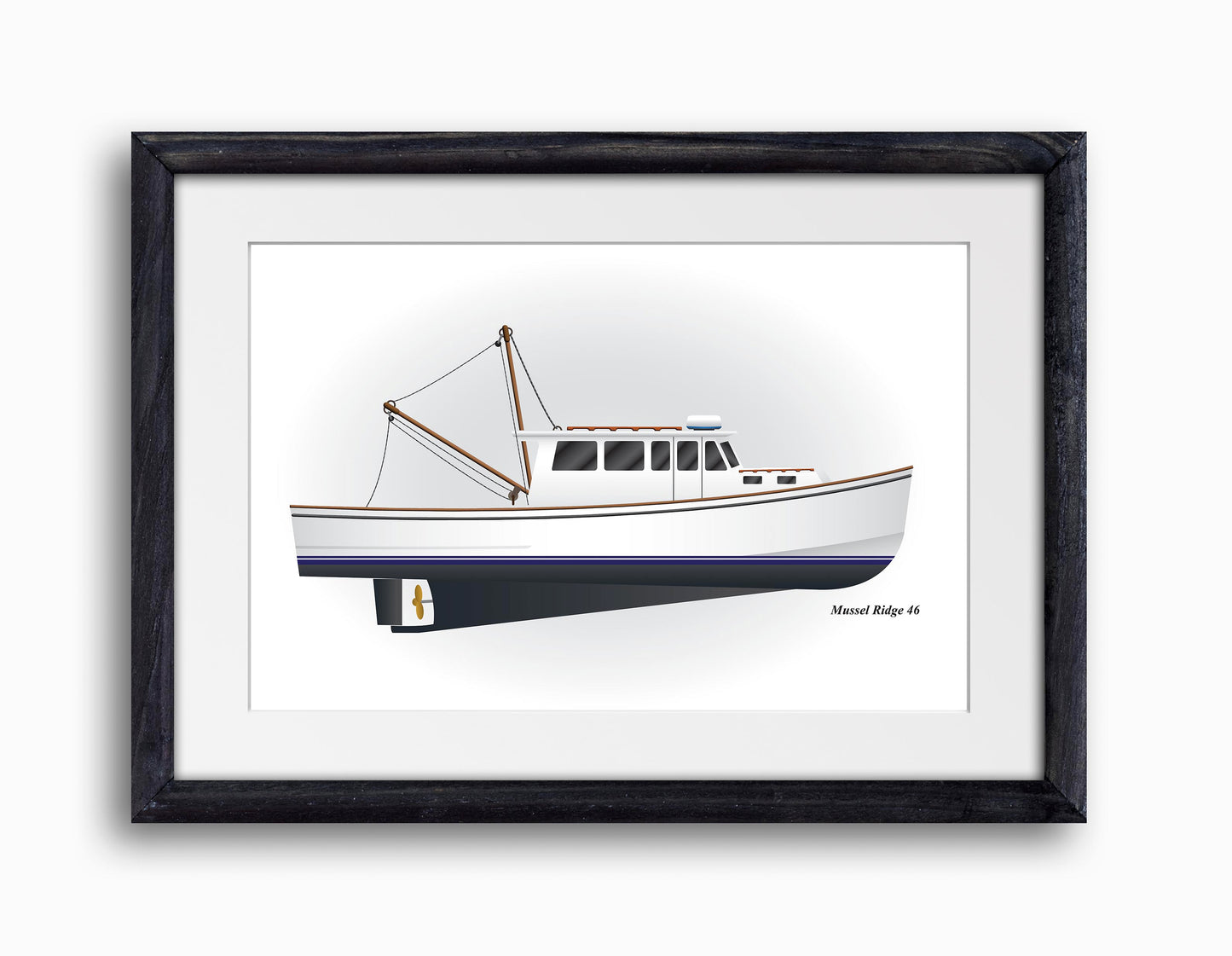 Classic New England Lobster Boat Print