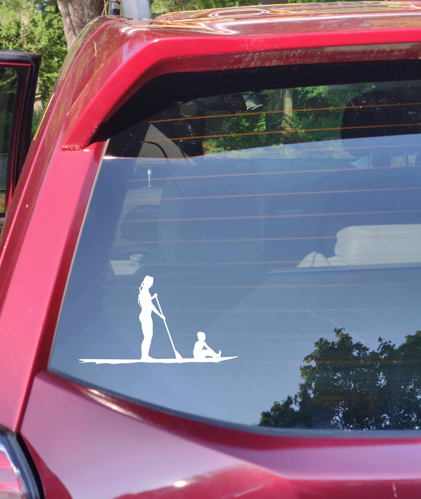 Mother and Son Vinyl Silhouette sticker