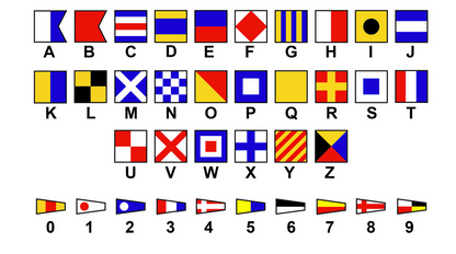 Custom Nautical Signal Flag Stickers