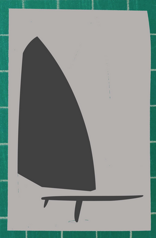 Vinyl Windsurfer decal sticker